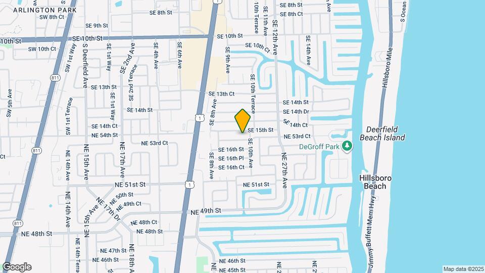 921 SE 15th Ct Map and Location Details