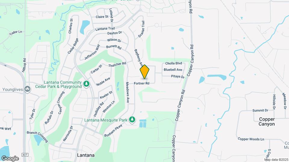 8205 Bayberry Ave Map and Location Details