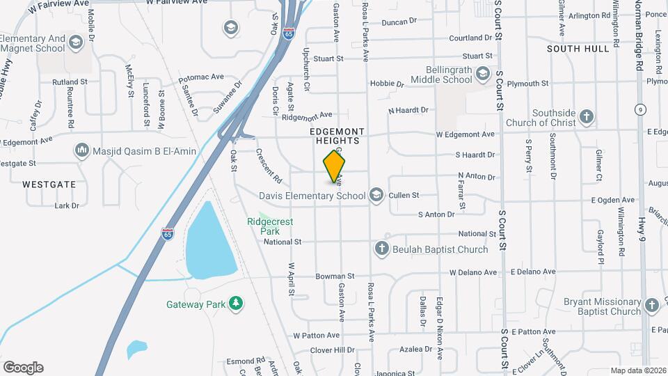 3538 Gaston Ave Map and Location Details