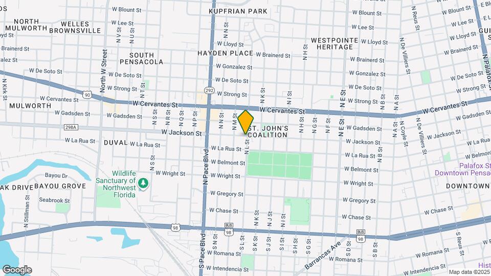 1801 W Jackson St Mapa y Detalles de la Ubicación