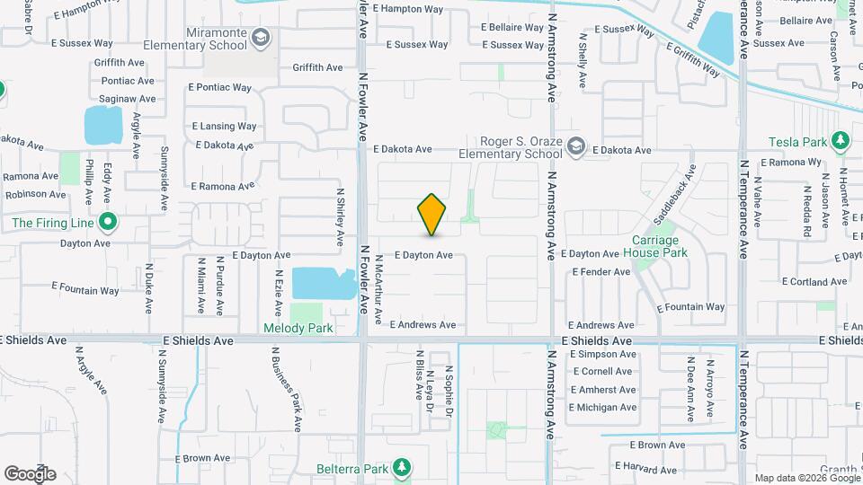 6191 E Fedora Ave Map and Location Details
