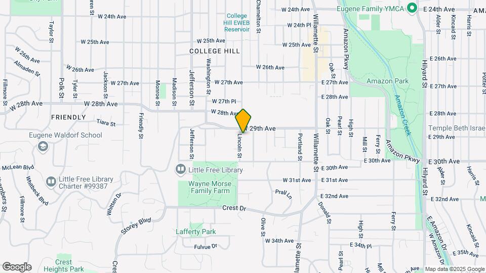 2921 Lincoln St Map and Location Details