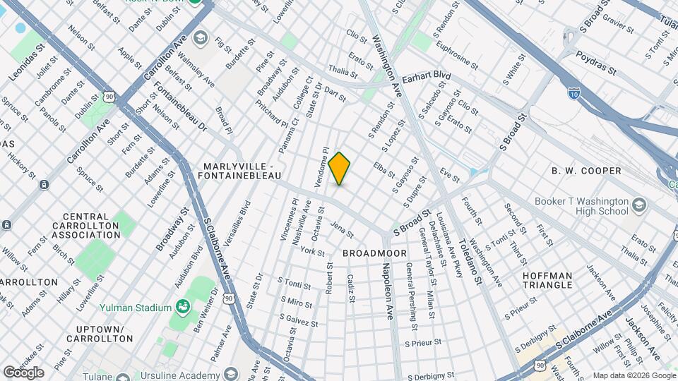 4436 General Pershing St Mapa y Detalles de la Ubicación