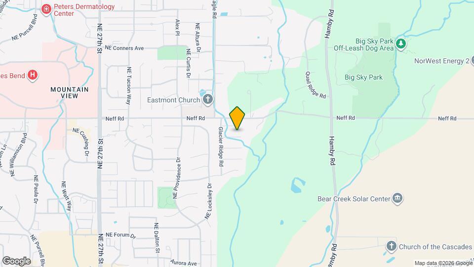 3340 NE Mendenhall Dr Map and Location Details