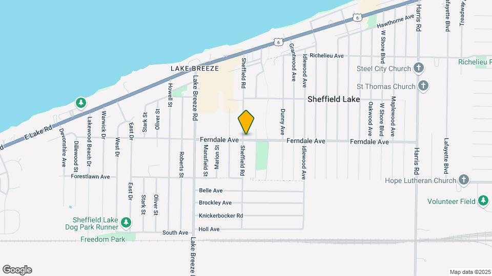 787 Sheffield Rd Map and Location Details
