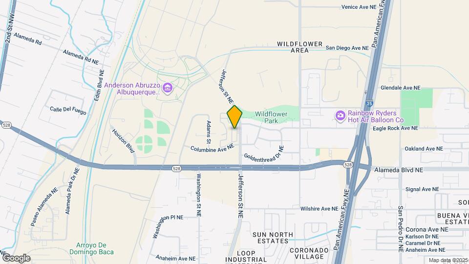 Desert Willow Map and Location Details