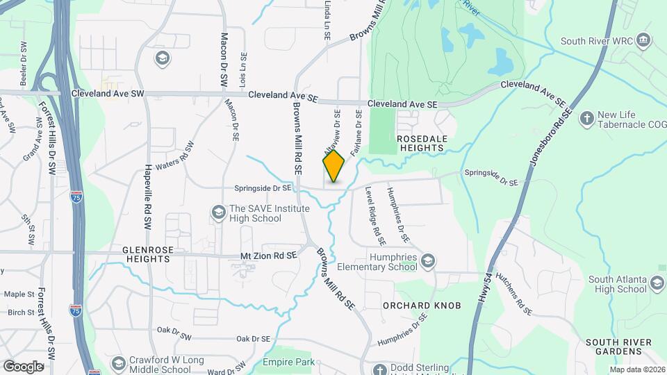 240 Springside Dr SE Map and Location Details