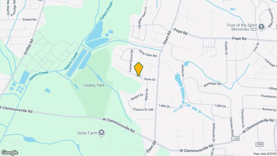 2120 Dave St Map and Location Details