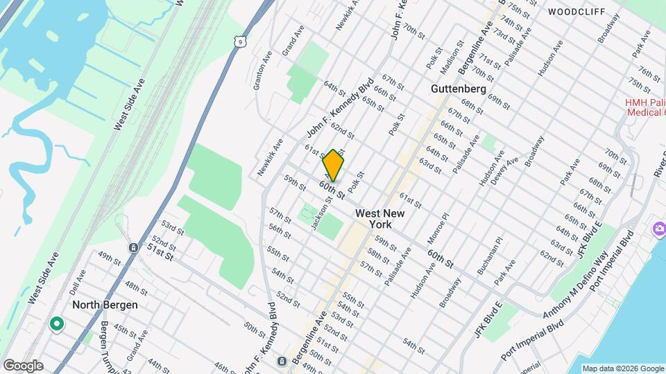 582 60th St Map and Location Details