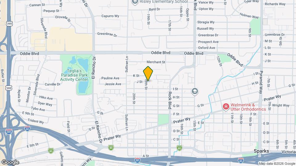 1022 19th St Map and Location Details