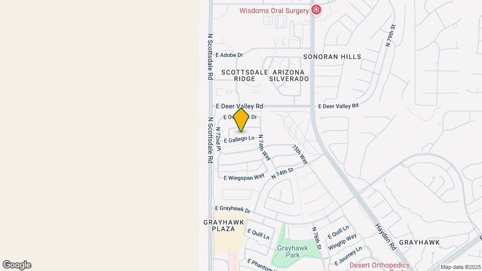 7322 E Gallego Ln Map and Location Details