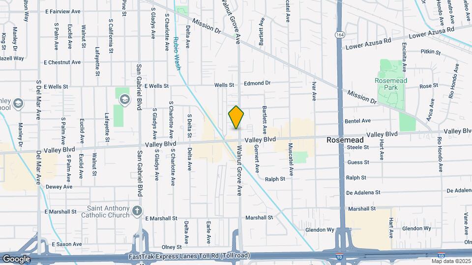 4019 Walnut Grove Ave Map and Location Details