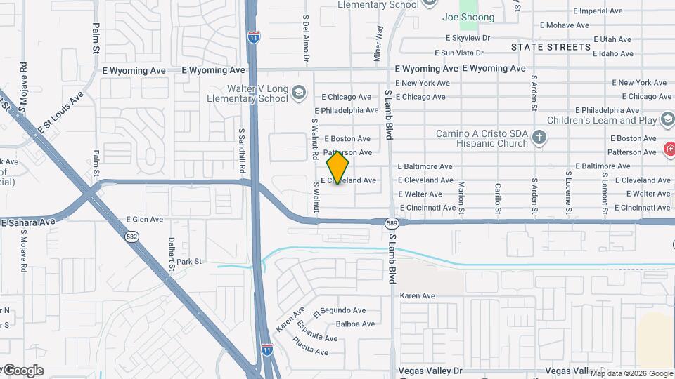 4060 E Welter Ave Mapa y Detalles de la Ubicación
