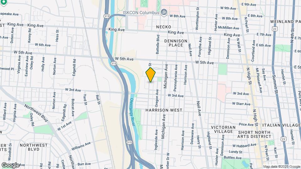 1188 Perry St Map and Location Details