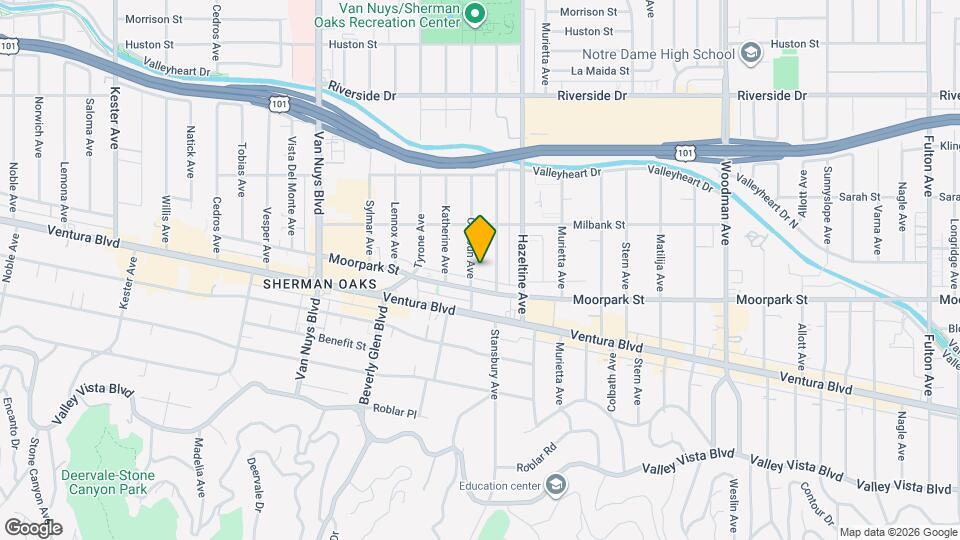 4420 Calhoun Ave Map and Location Details