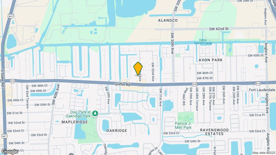 4717 SW 33rd Ave Map and Location Details