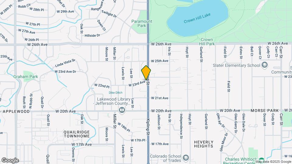 2253 Kipling St, Unit 2253 Map and Location Details