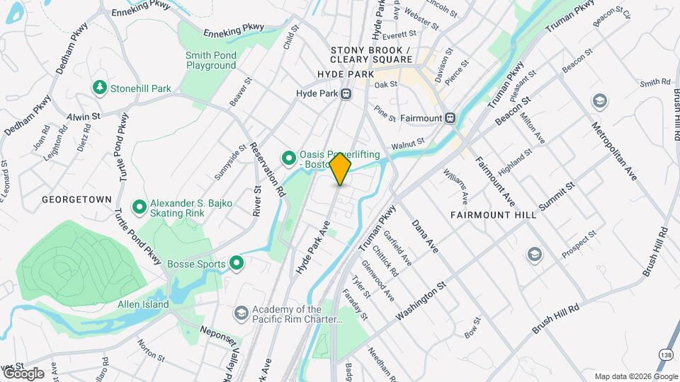 1416 Hyde Park Ave Map and Location Details