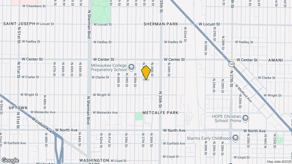 2562 N 37th St Map and Location Details