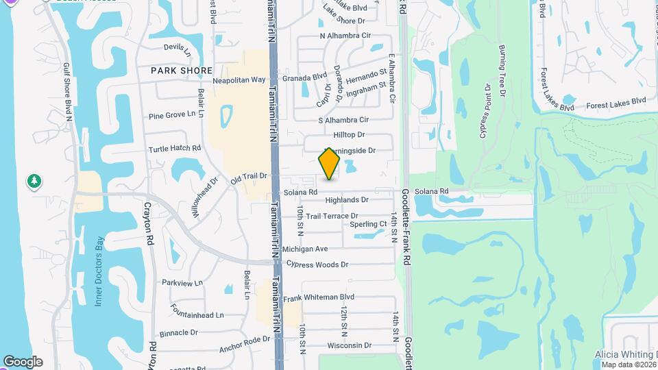 1219 Solana Rd, Unit 18 Mapa y Detalles de la Ubicación