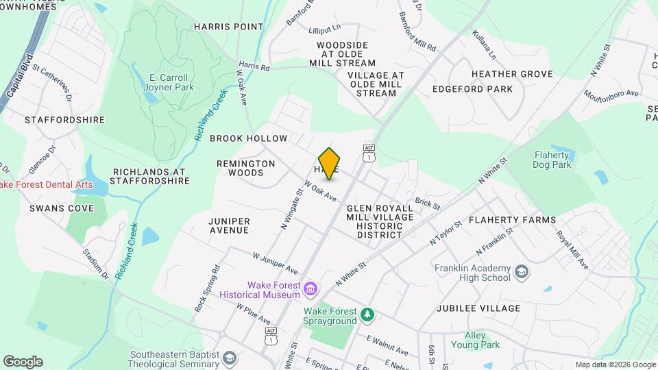 130 W Oak Ave Map and Location Details