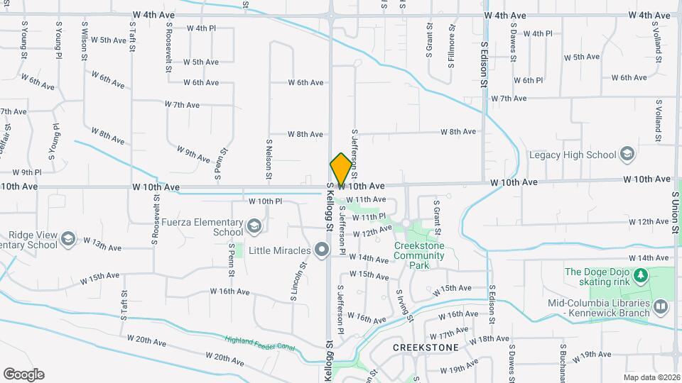 5812 W 11th Ave Map and Location Details