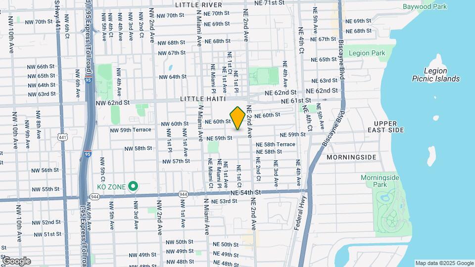 155 NE 59th St Map and Location Details