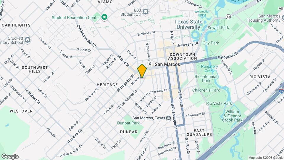 414 W San Antonio St Map and Location Details