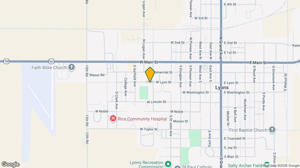 708 W Lyon St Map and Location Details