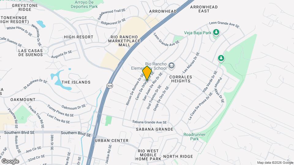 602 Cerro De Ortega Dr SE Map and Location Details