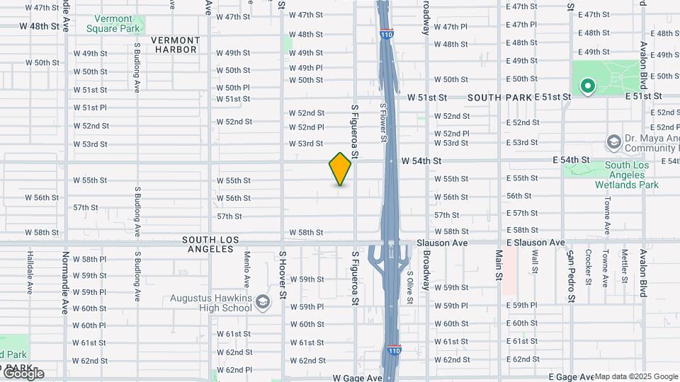 523 1/2 W 56th St Map and Location Details