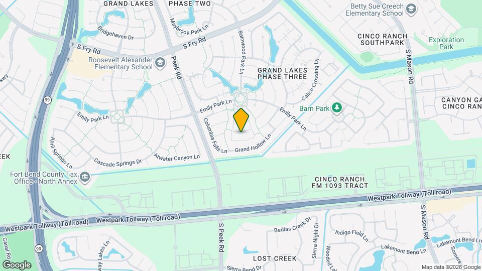 21703 Balsam Brook Ln Map and Location Details