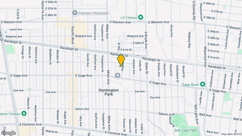 6325 Passiac St Map and Location Details