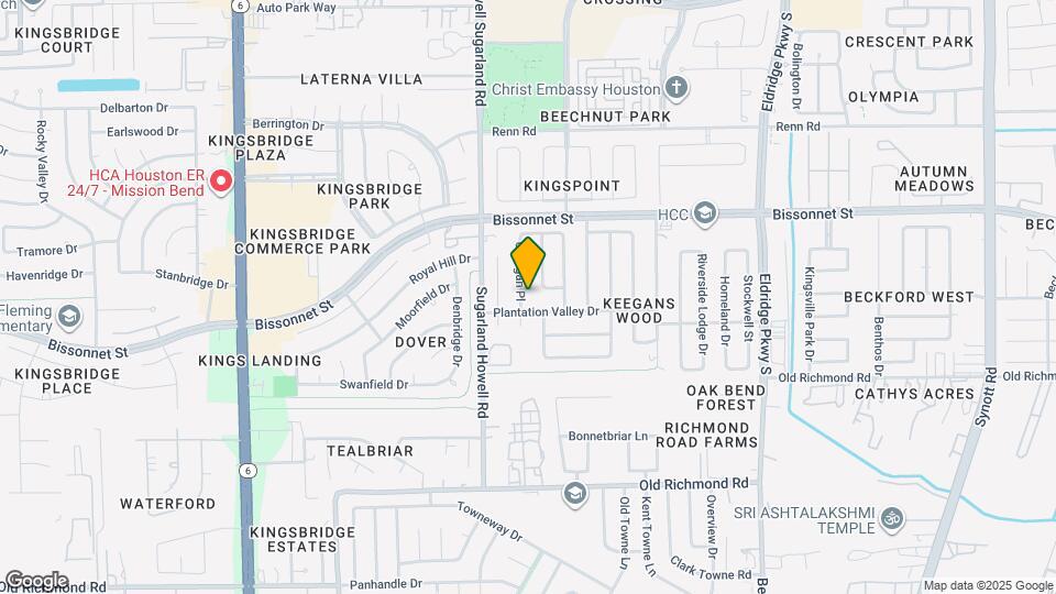 9411 Spindlewood Dr Mapa y Detalles de la Ubicación