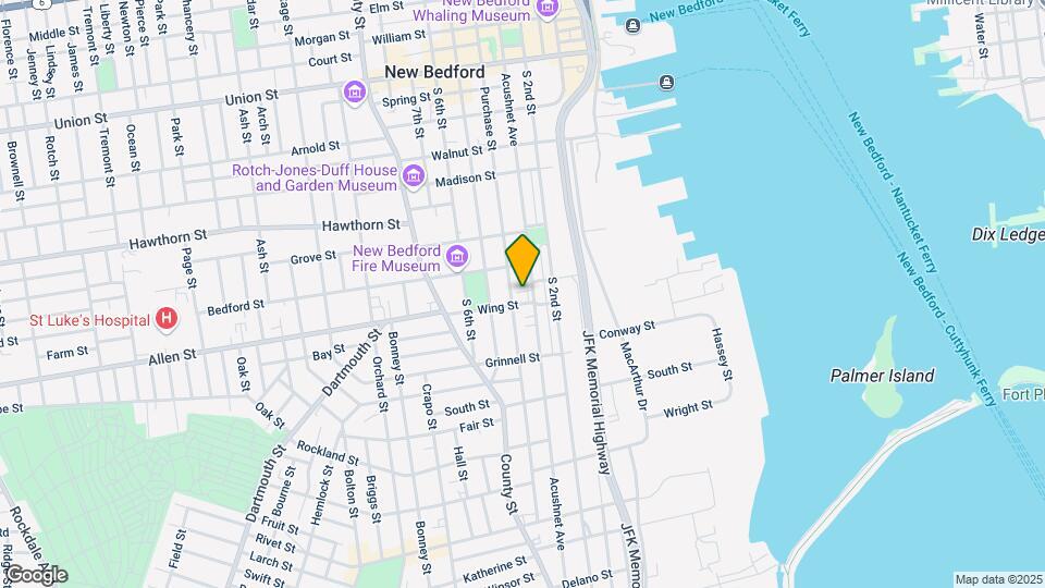 167 Acushnet Ave Mapa y Detalles de la Ubicación
