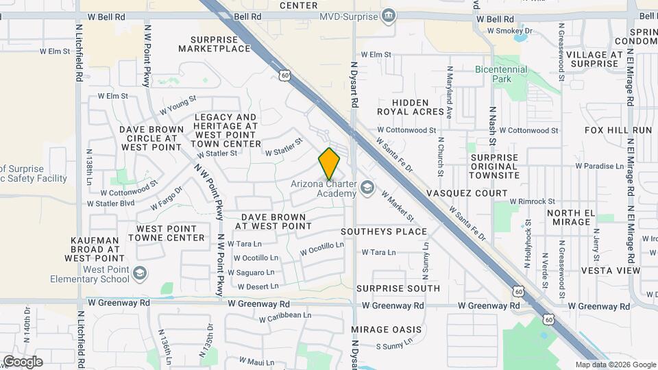 13178 W Rimrock St Map and Location Details