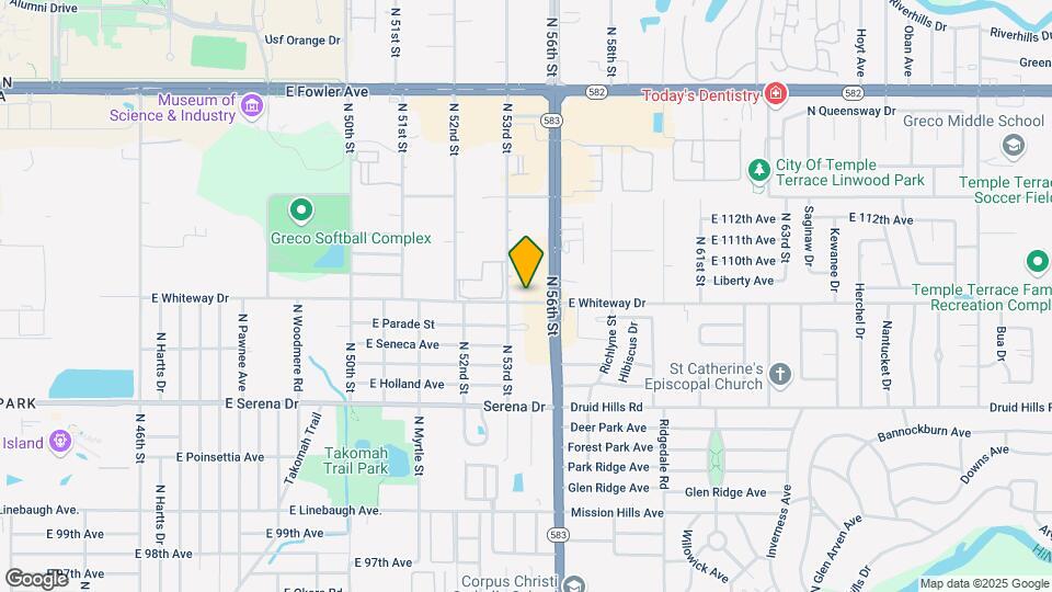 5326 Whiteway Dr Map and Location Details