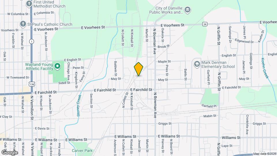 819 May St Map and Location Details