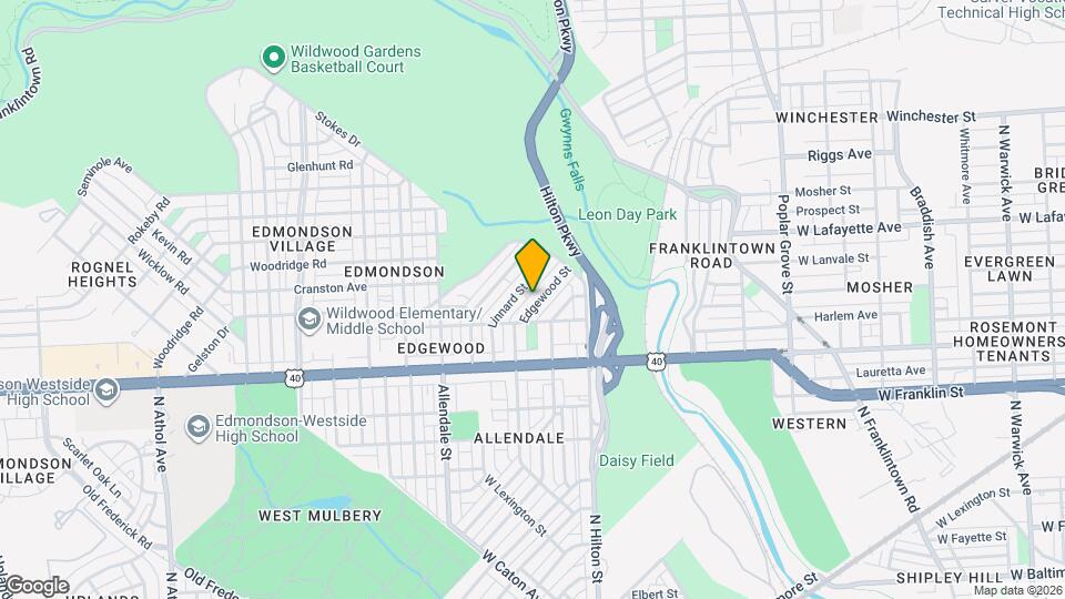 724 Edgewood St Mapa y Detalles de la Ubicación