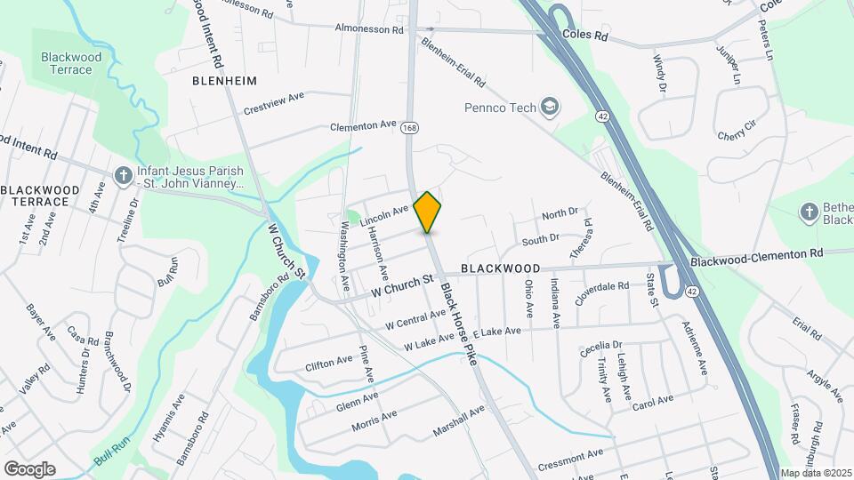 102 N Black Horse Pike Map and Location Details