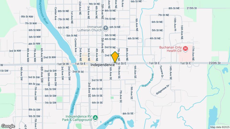 611 1st St E Map and Location Details