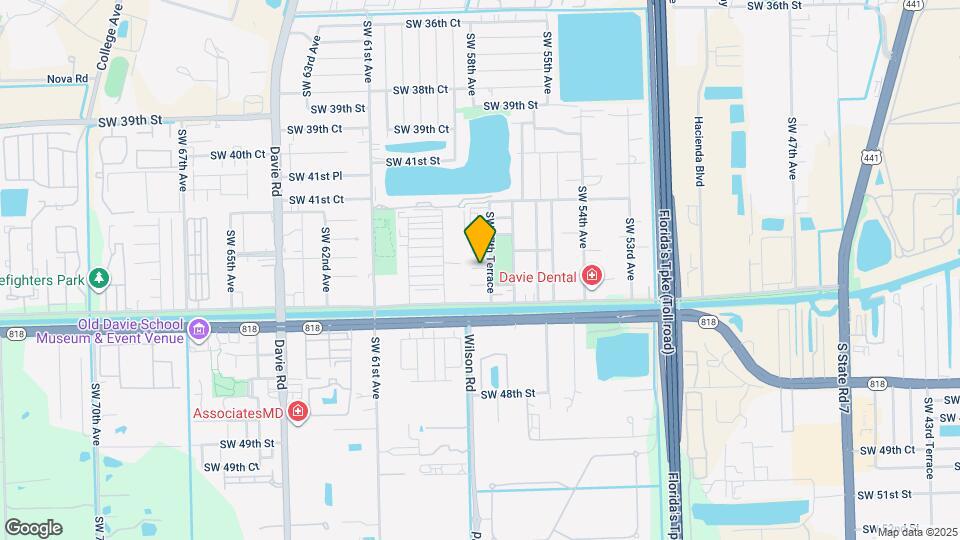 5750 SW 44th St Map and Location Details