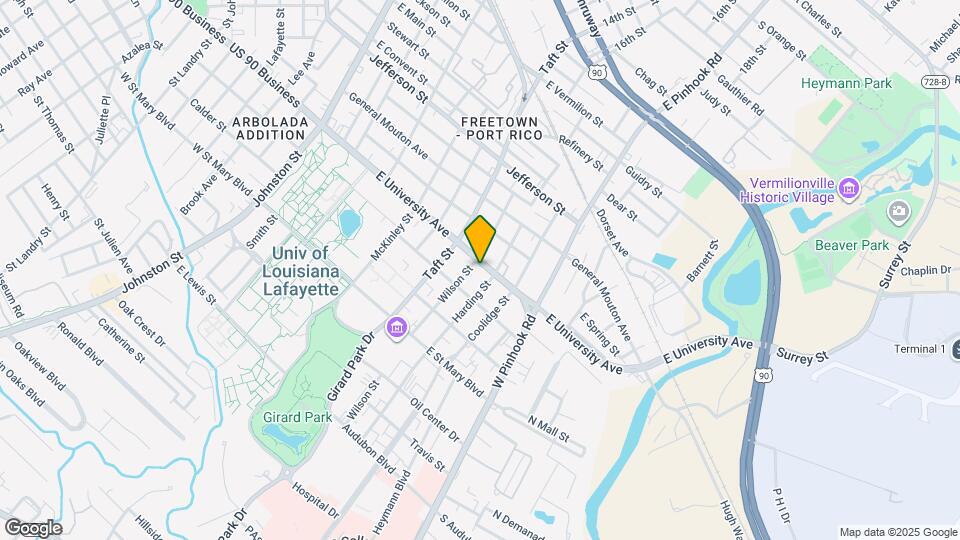 806 E University Ave Map and Location Details