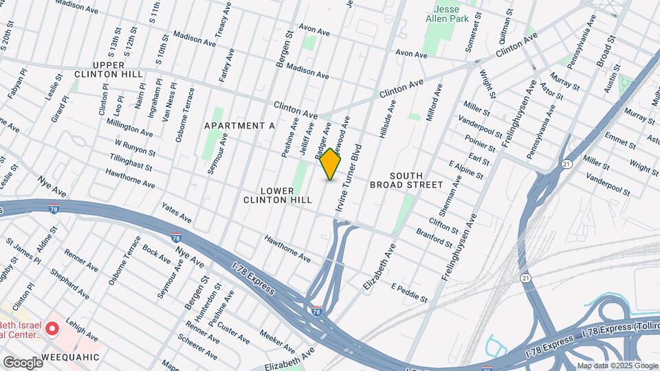 202 Ridgewood Ave, Unit 3R Mapa y Detalles de la Ubicación