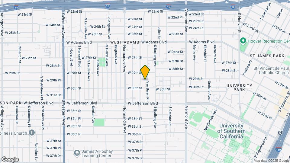 2937 1/2 Van Buren Pl Map and Location Details