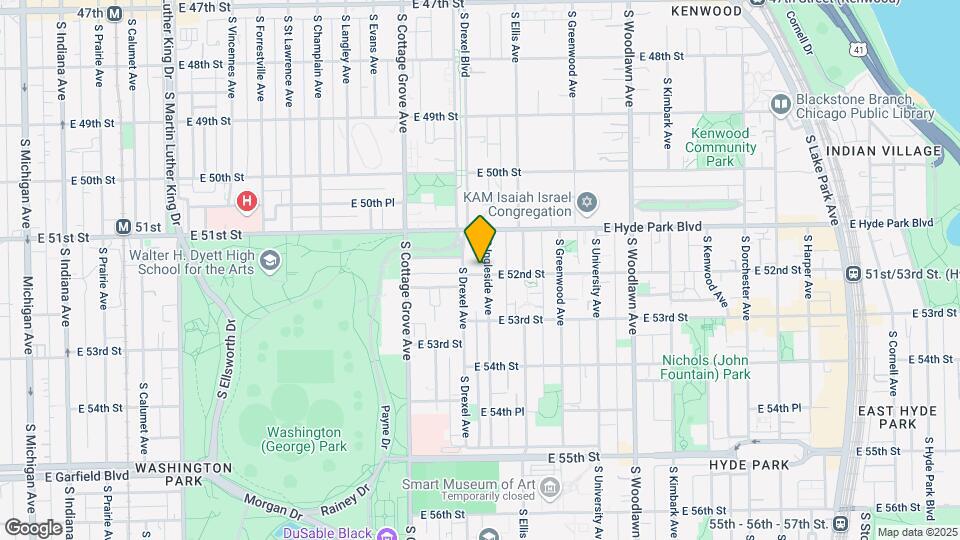 5134 S Ingleside Ave Map and Location Details