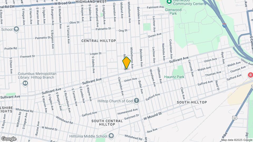 2174 Sullivant Ave Mapa y Detalles de la Ubicación