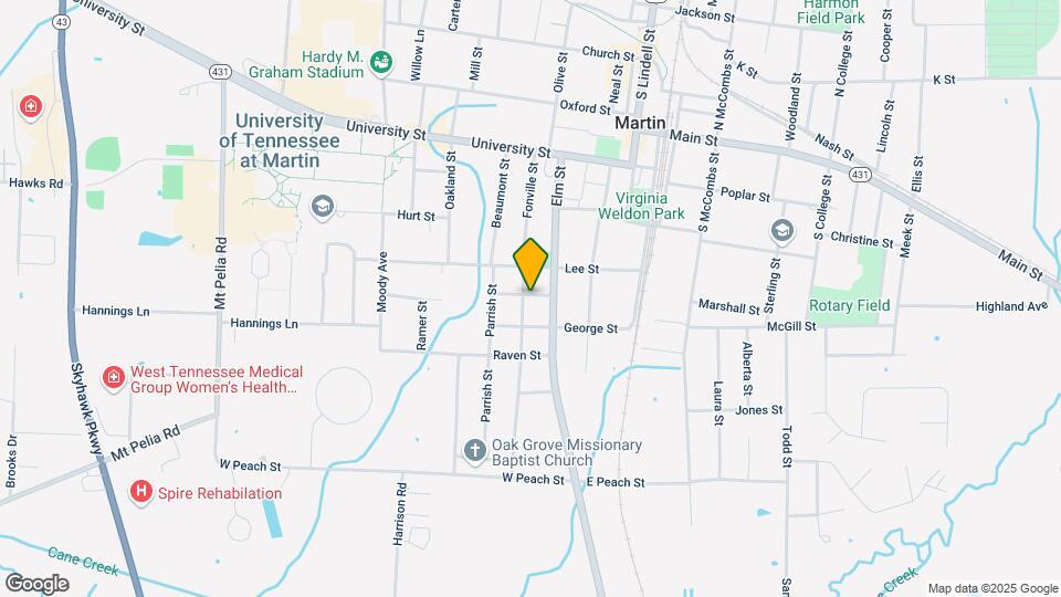 302 Fonville St Map and Location Details