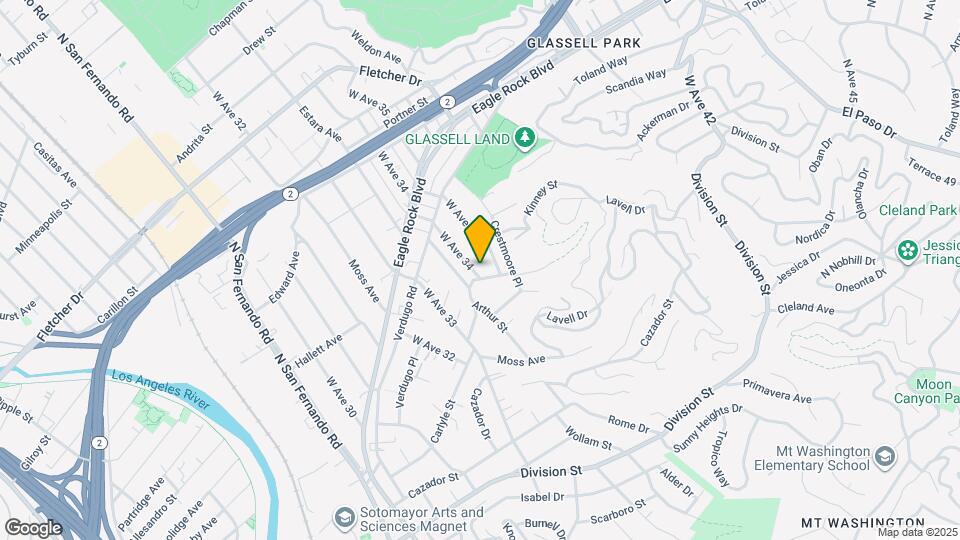 2507 W Ave 34 Map and Location Details