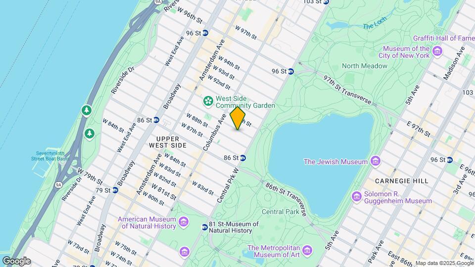 41 W 89th St-Unit -1R Map and Location Details
